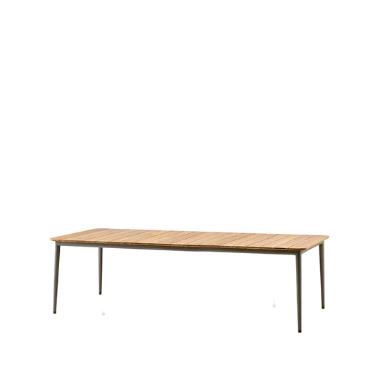 Cane-line Core Esstisch Teak 274x100x74 cm Taupe stativ