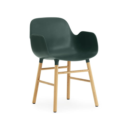 Normann Copenhagen Form karmstol green, ekben