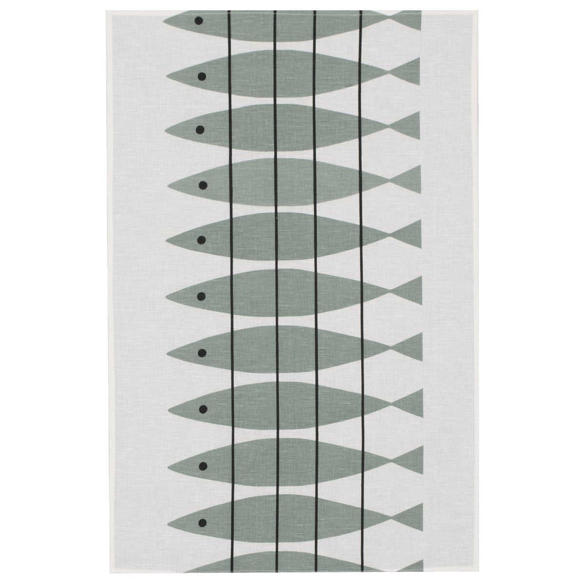 Almedahls Sill kitchen towel Green-grey