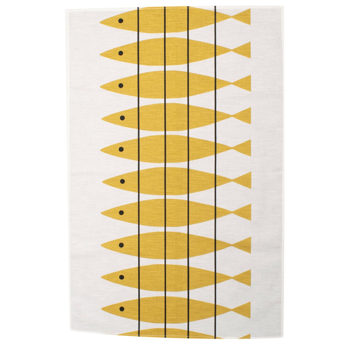 Almedahls Sill kitchen towel Ockra (yellow)