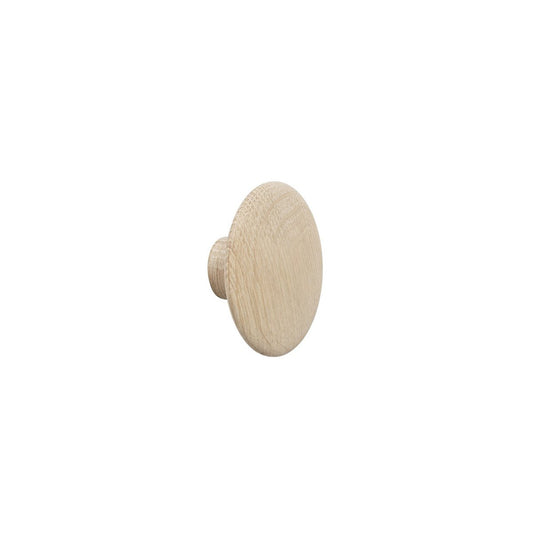 Muuto The Dots clothes hook oak Ø6,5 cm