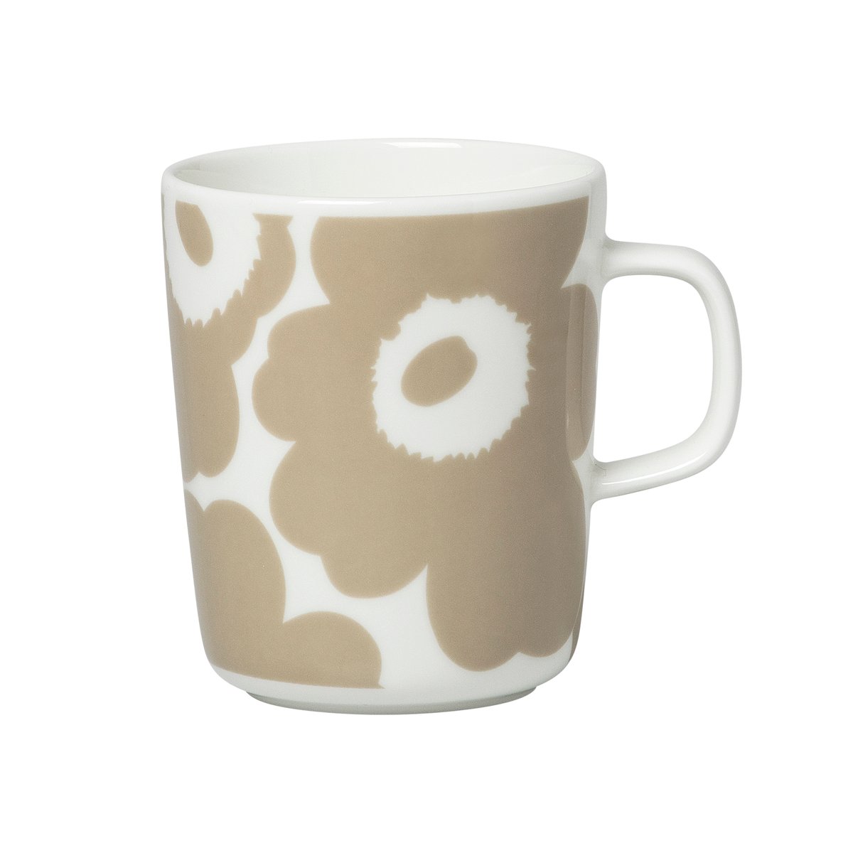 Marimekko Unikko Tasse 25 cl Weiß-beige