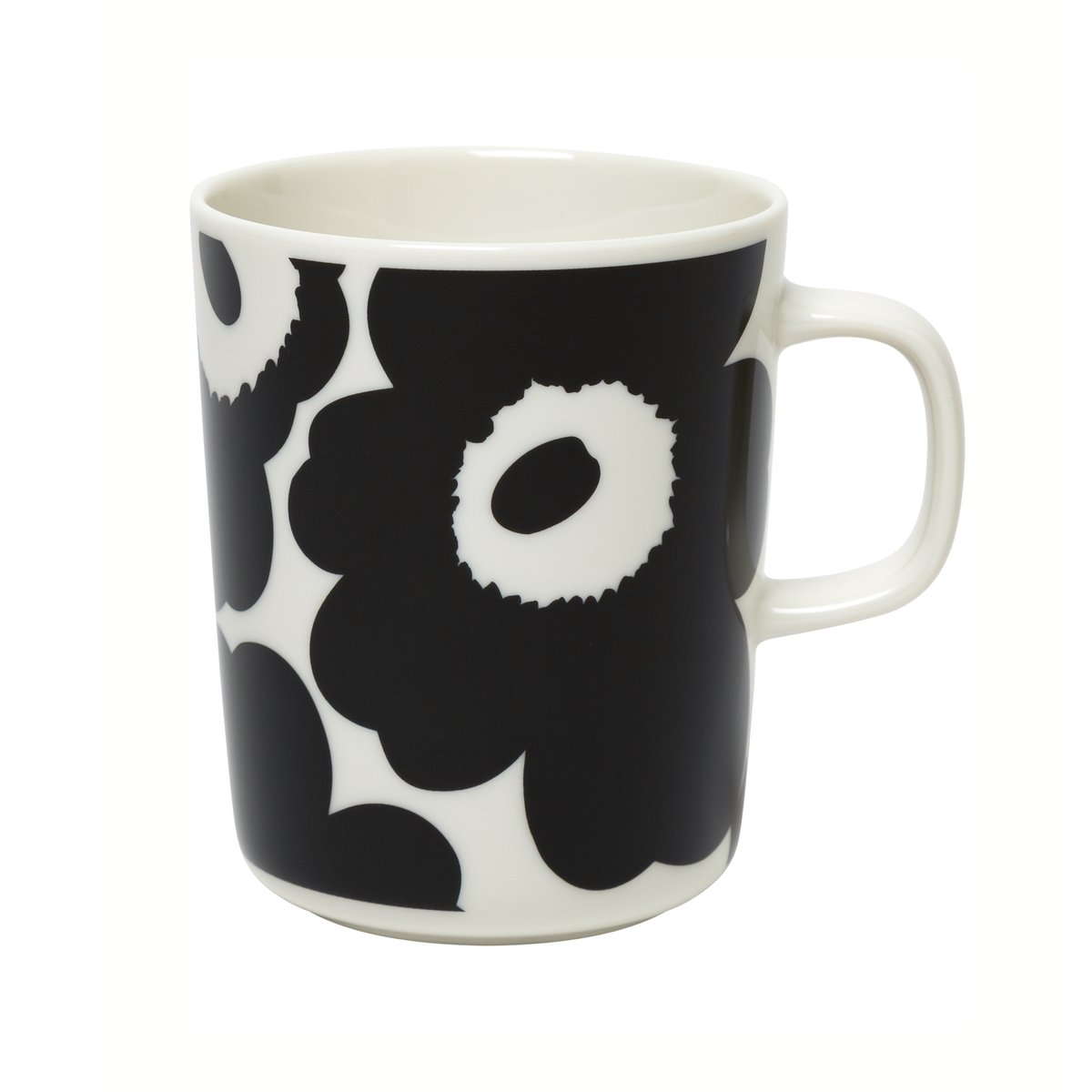 Marimekko Unikko mugg 25 cl Vit-svart