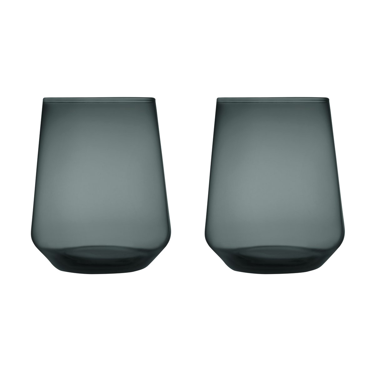 Iittala Essence Trinkglas 2er Pack Dunkelgrau