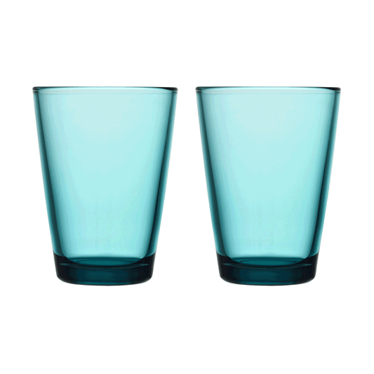 Iittala Kartio dricksglas 40 cl 2-pack sjöblå