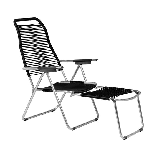 Fiam Spaghetti sun lounger Black