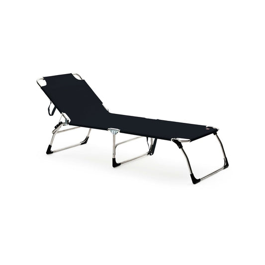 Fiam Amigo sun lounger XXL Black