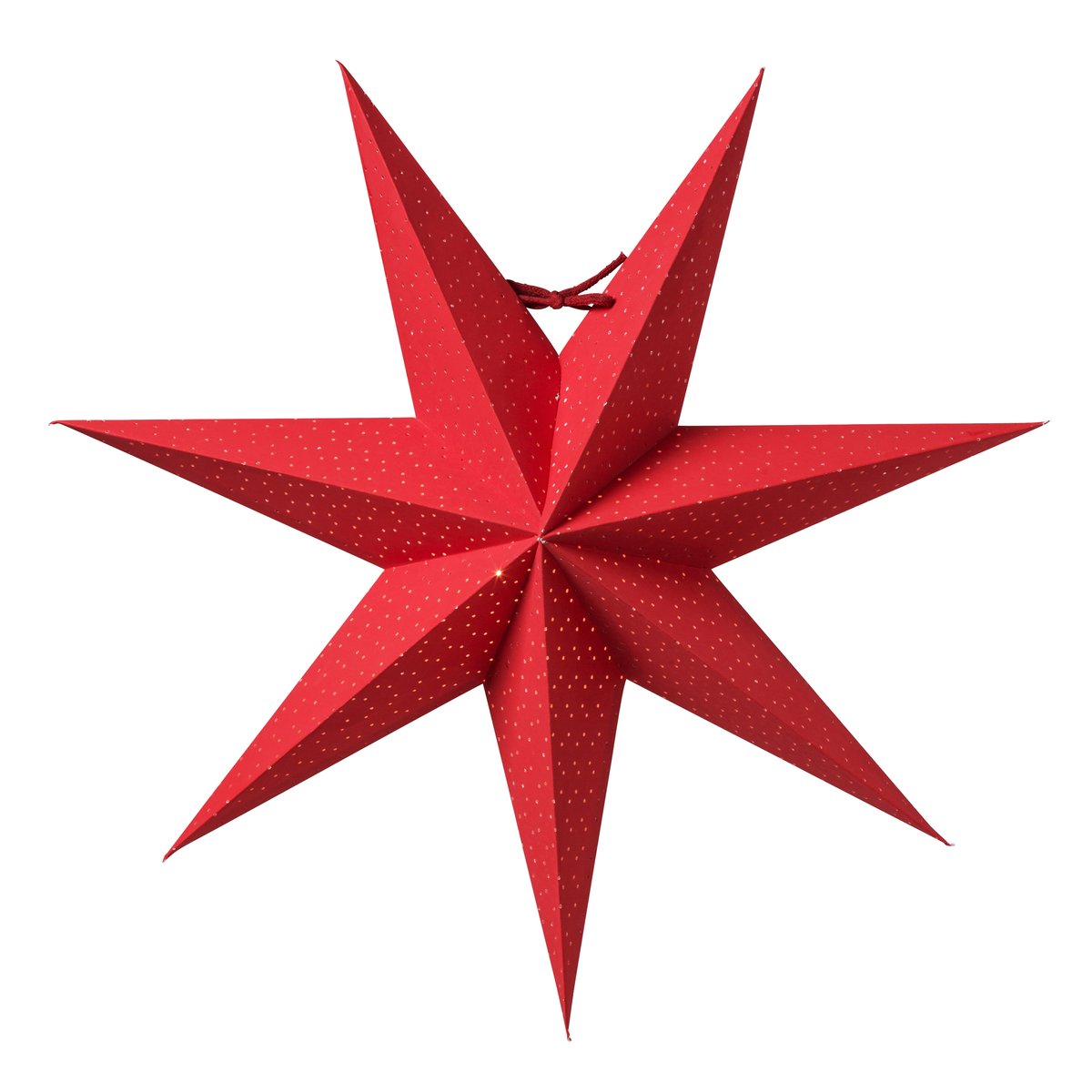 Watt & Veke Aino Christmas star slim red 44 cm