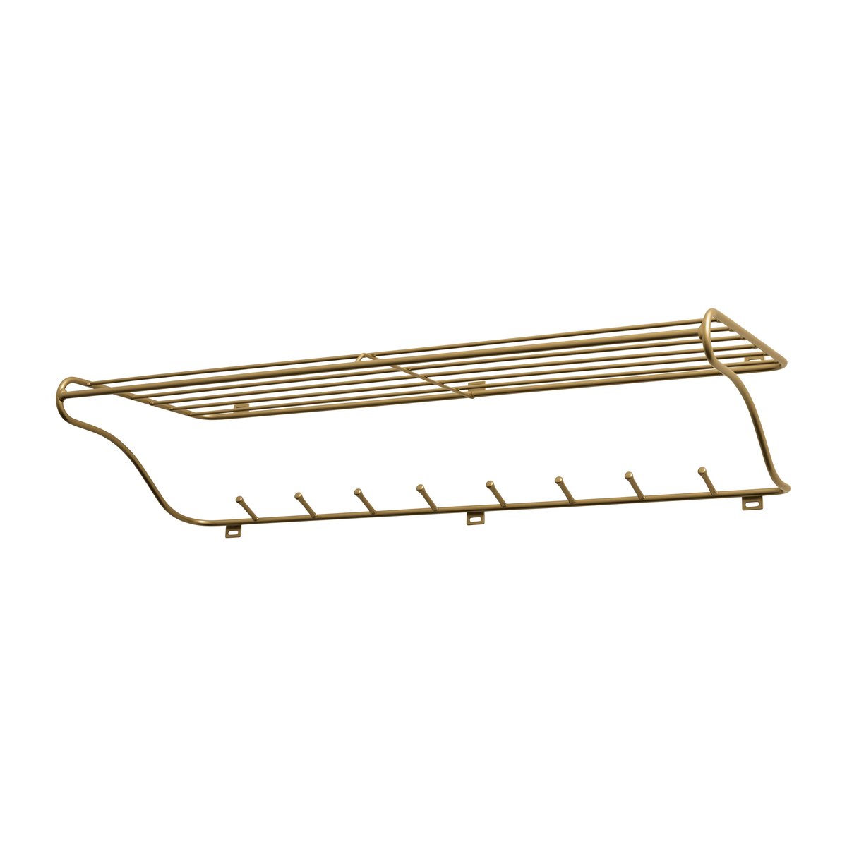 Maze Hat Rack L brass