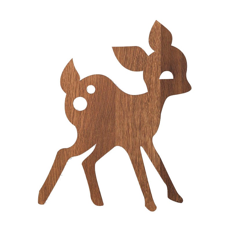 ferm LIVING My deer lamp smoked oak