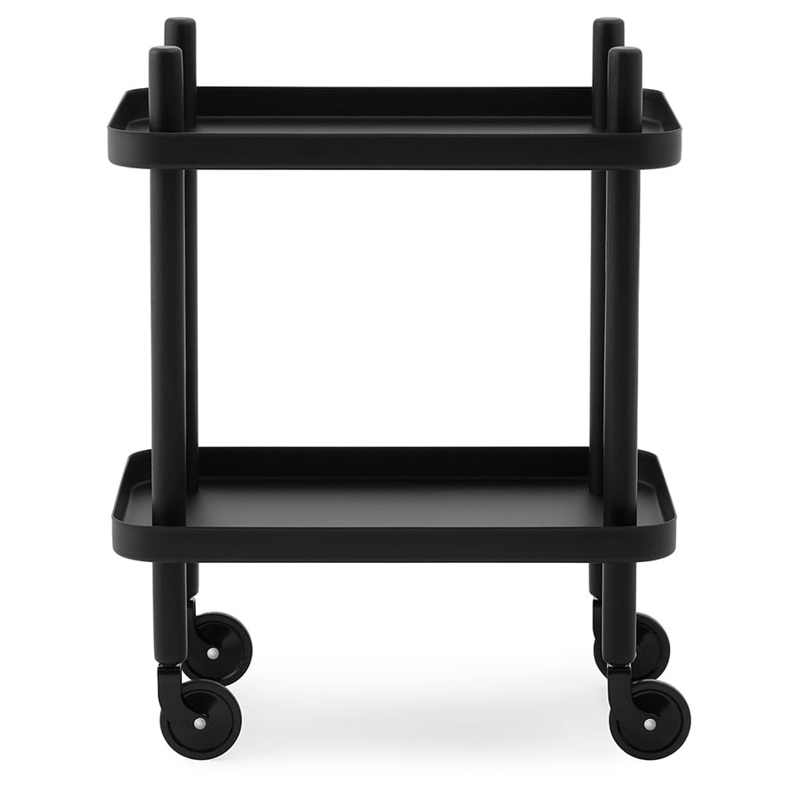 Normann Copenhagen Block Beistelltisch Schwarz-schwarz