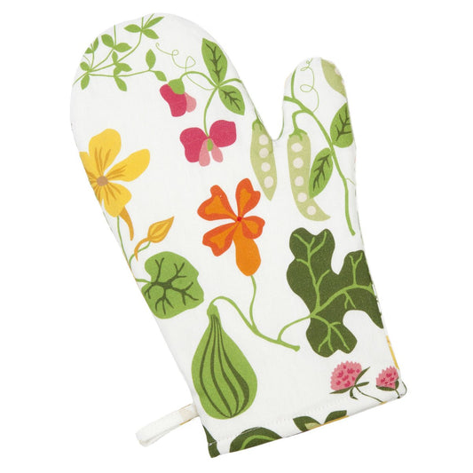 Klippan Yllefabrik Leksand oven mitt white