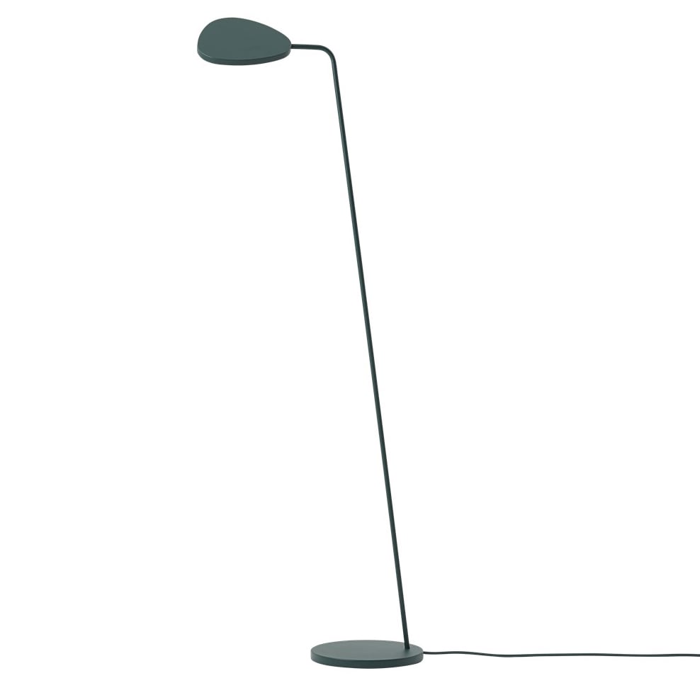 Muuto Leaf golvlampa Dark green