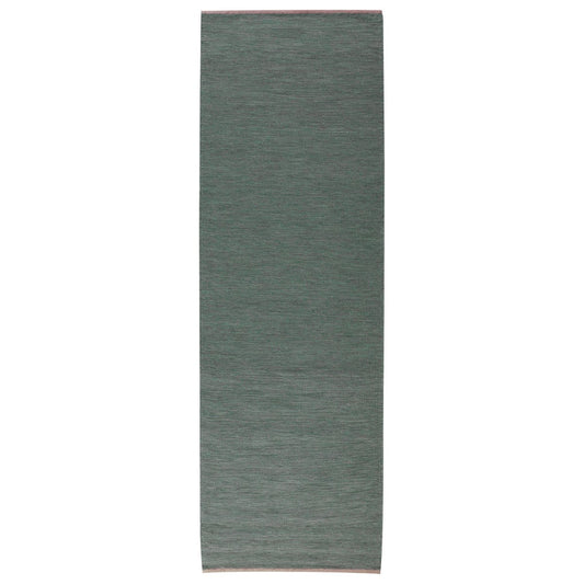 Kateha Allium hallway carpet 80 x 250 cm matte green