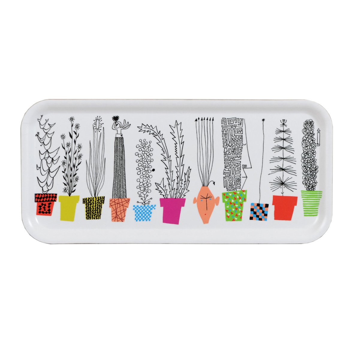 Almedahls Italiensk blomsterhylla tray 32x15 cm