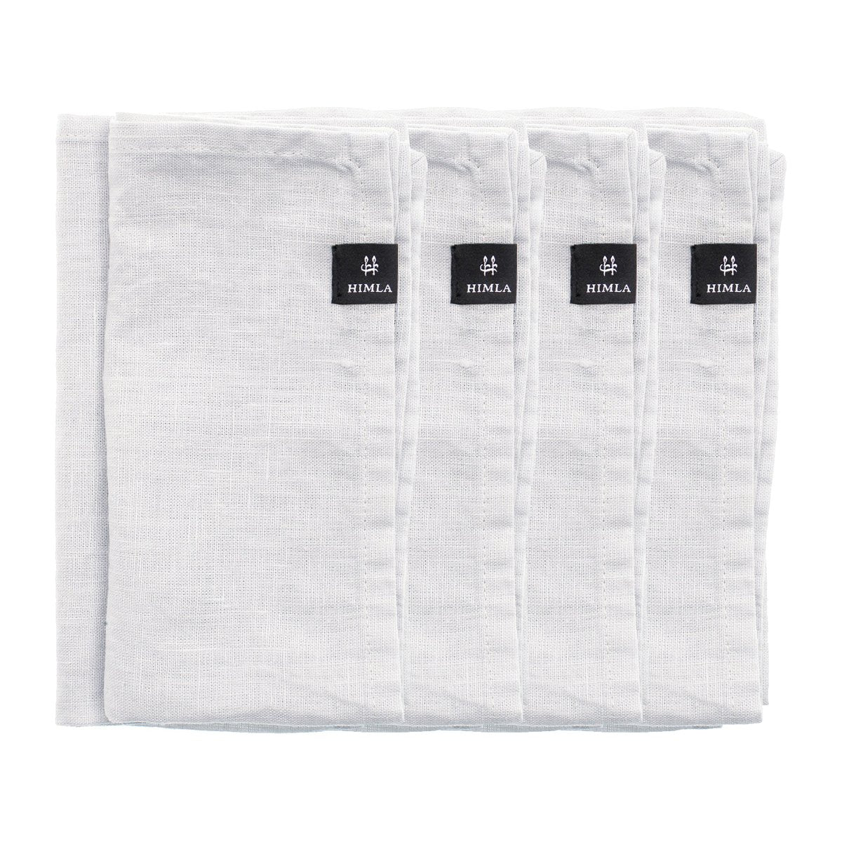 Himla Sunshine napkin 4-pack white