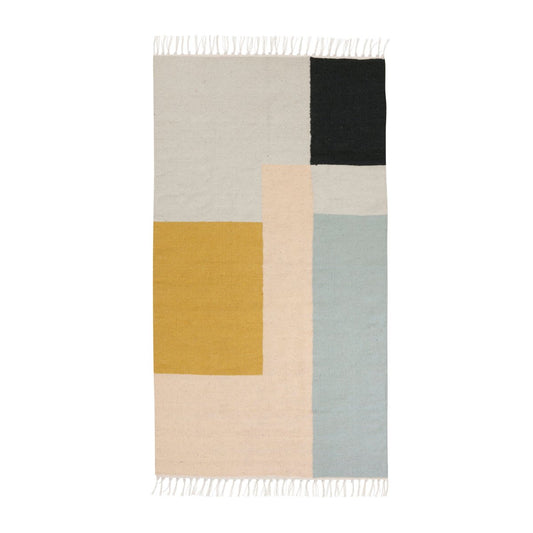 ferm LIVING Kelim matta 80x140 cm squares