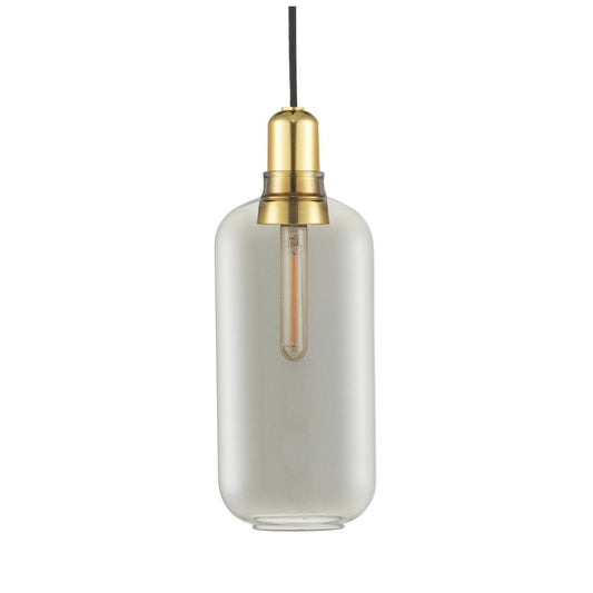 Normann Copenhagen Amp lampa stor Smoke-mässing