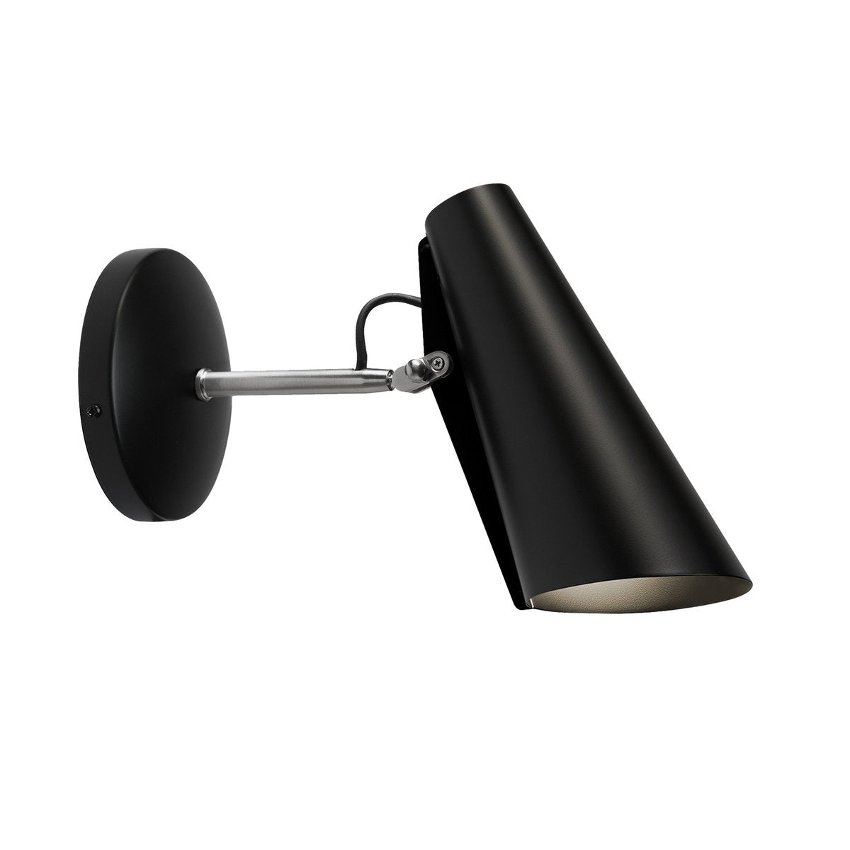 Northern Birdy wall lamp short black-steel