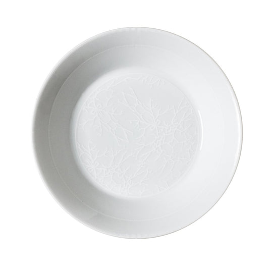 Wik & Walsøe White wood deep  plate 21 cm