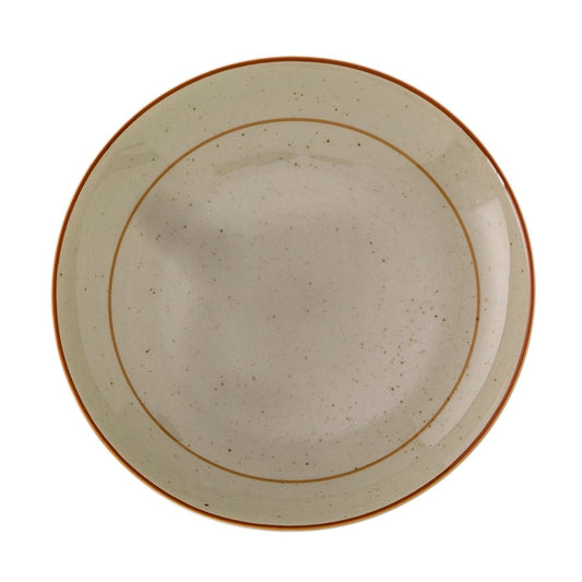 Wik & Walsøe Rustikk deep  plate green 13 cm