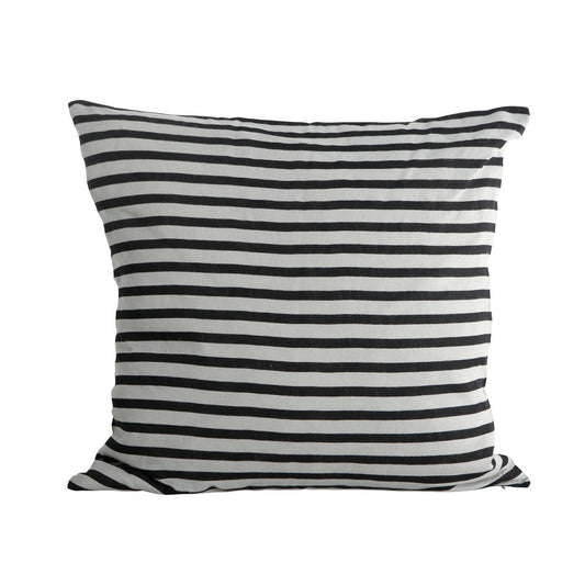 House Doctor House Doctor cushion cover stripes black-grey