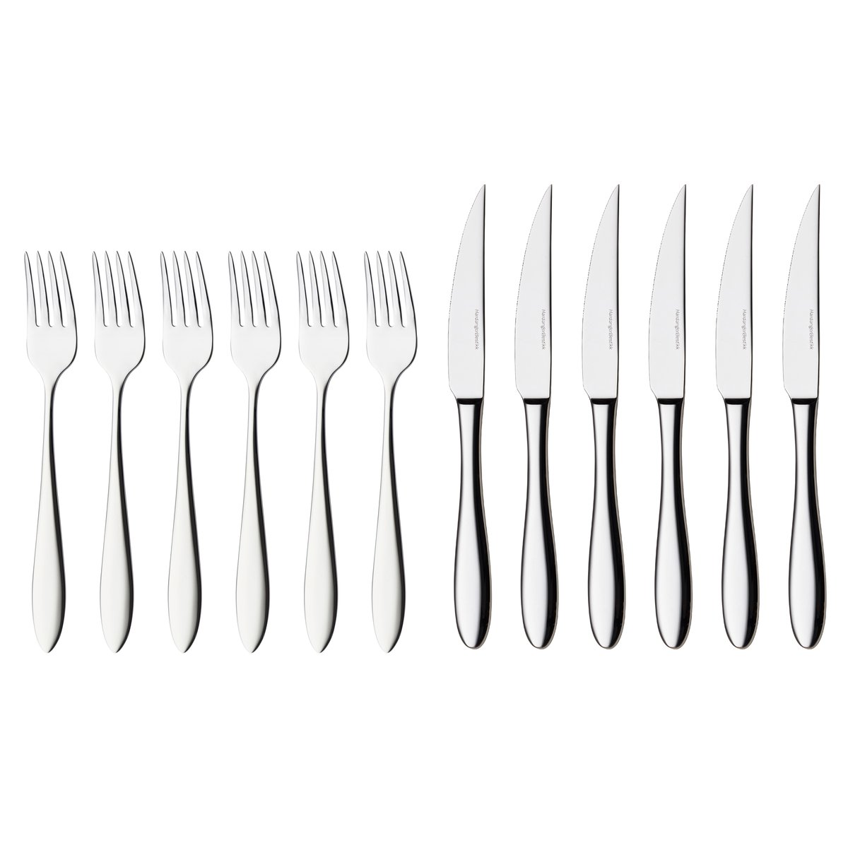 Hardanger Bestikk Fjord steak cutlery 12 pcs stainless steel