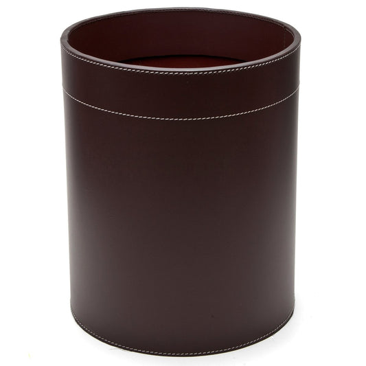 Ørskov Ørskov waste basket leather Chocolate