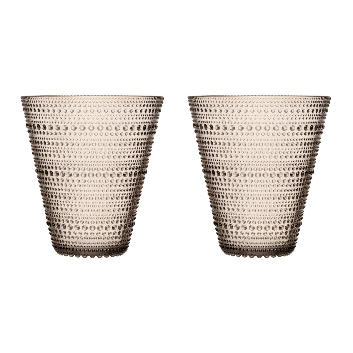 Iittala Kastehelmi glass 30 cl 2-pack linen