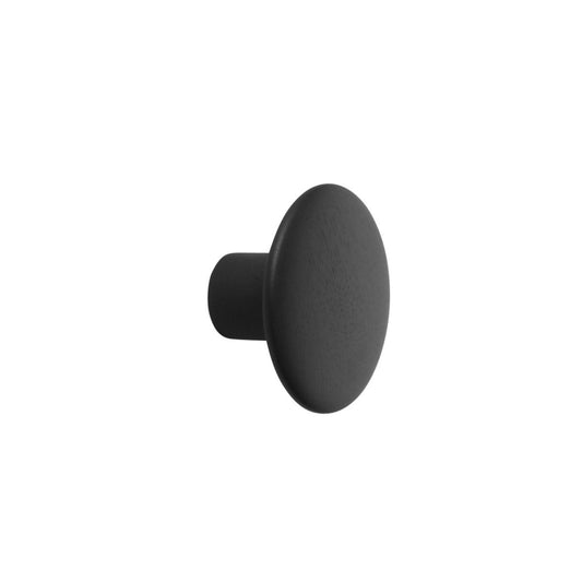 Muuto The Dots coat hook black Ø9 cm