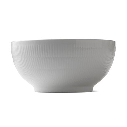 Royal Copenhagen White Fluted skål Ø 24 cm