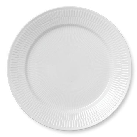 Royal Copenhagen White Fluted plate Ø 27 cm