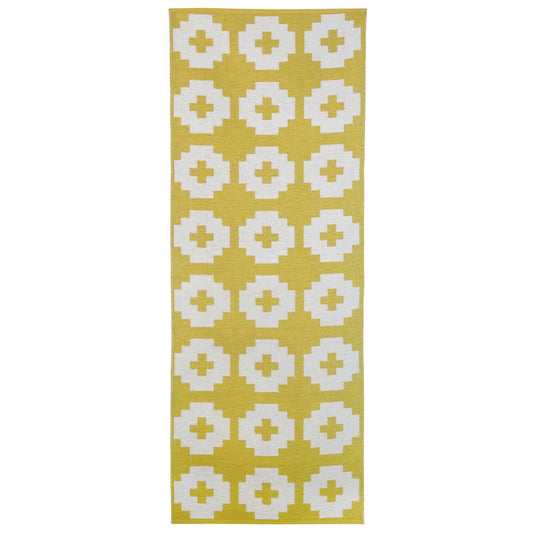 Brita Sweden Flower matta sun (gul) 70x150 cm