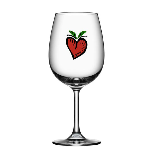 Kosta Boda Friendship wine glass 50 cl Hearts