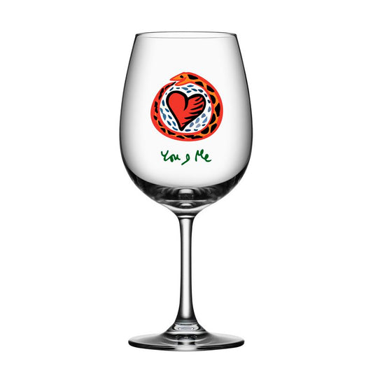 Kosta Boda Friendship wine glass 50 cl You & me