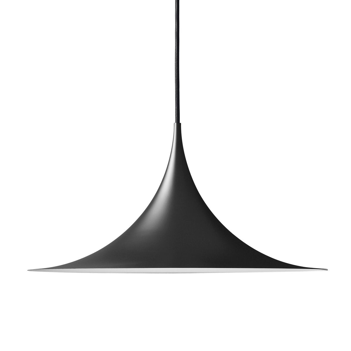 GUBI Semi lamp Ø 60 cm Black semi matt