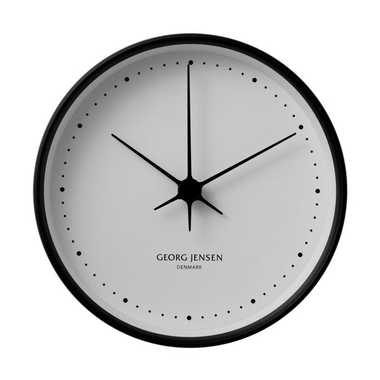 Georg Jensen Koppel Wanduhr weiß-schwarz Ø 22cm