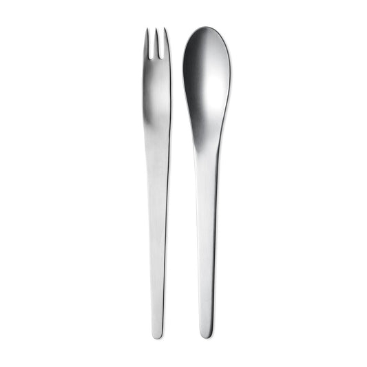 Georg Jensen Arne Jacobsen serving set 2 pieces