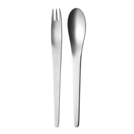 Georg Jensen Arne Jacobsen salad servers 2 pieces