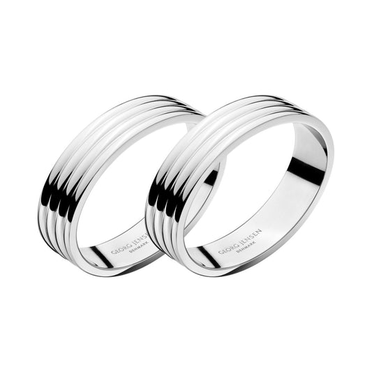 Georg Jensen Bernadotte napkin ring 2-pack