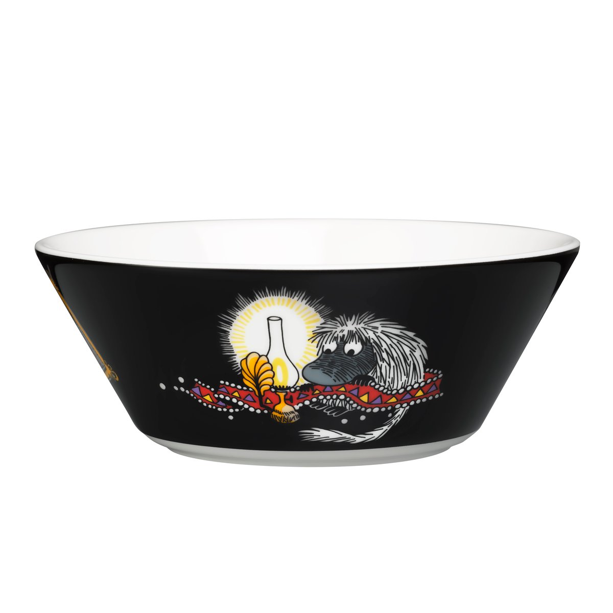 Arabia Ancestor Moomin bowl black