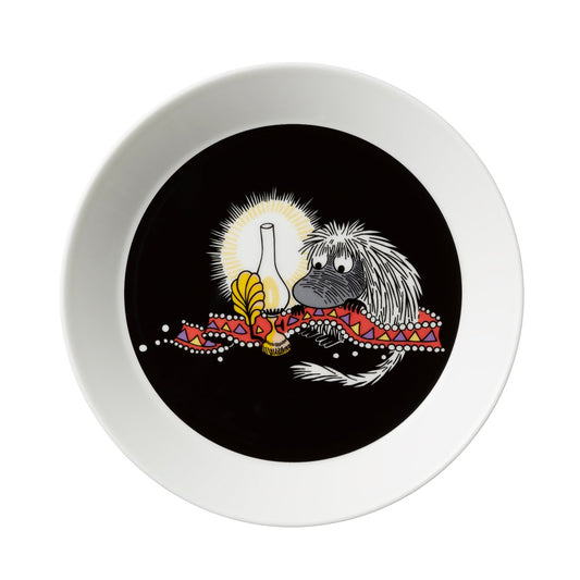 Arabia Ancestor Moomin plate black