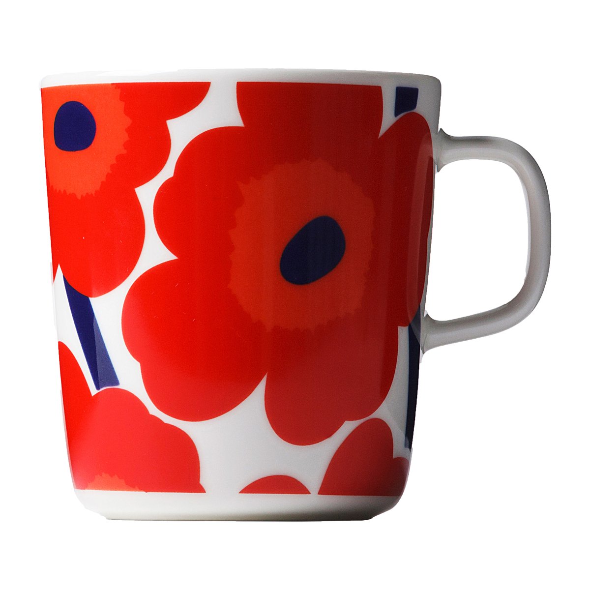 Marimekko Unikko tea mug 4 dl red-white