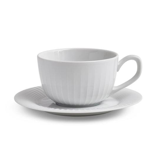 Kähler Hammershøi cup with saucer white