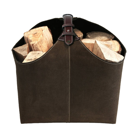 Ørskov Ørskov firewood holder suede Brown