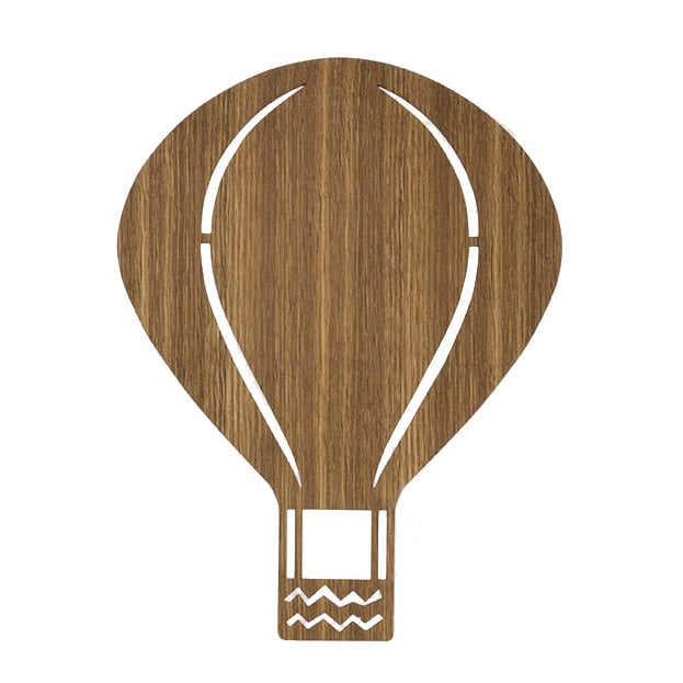 ferm LIVING Air Balloon Kinderlampe Eiche geraucht