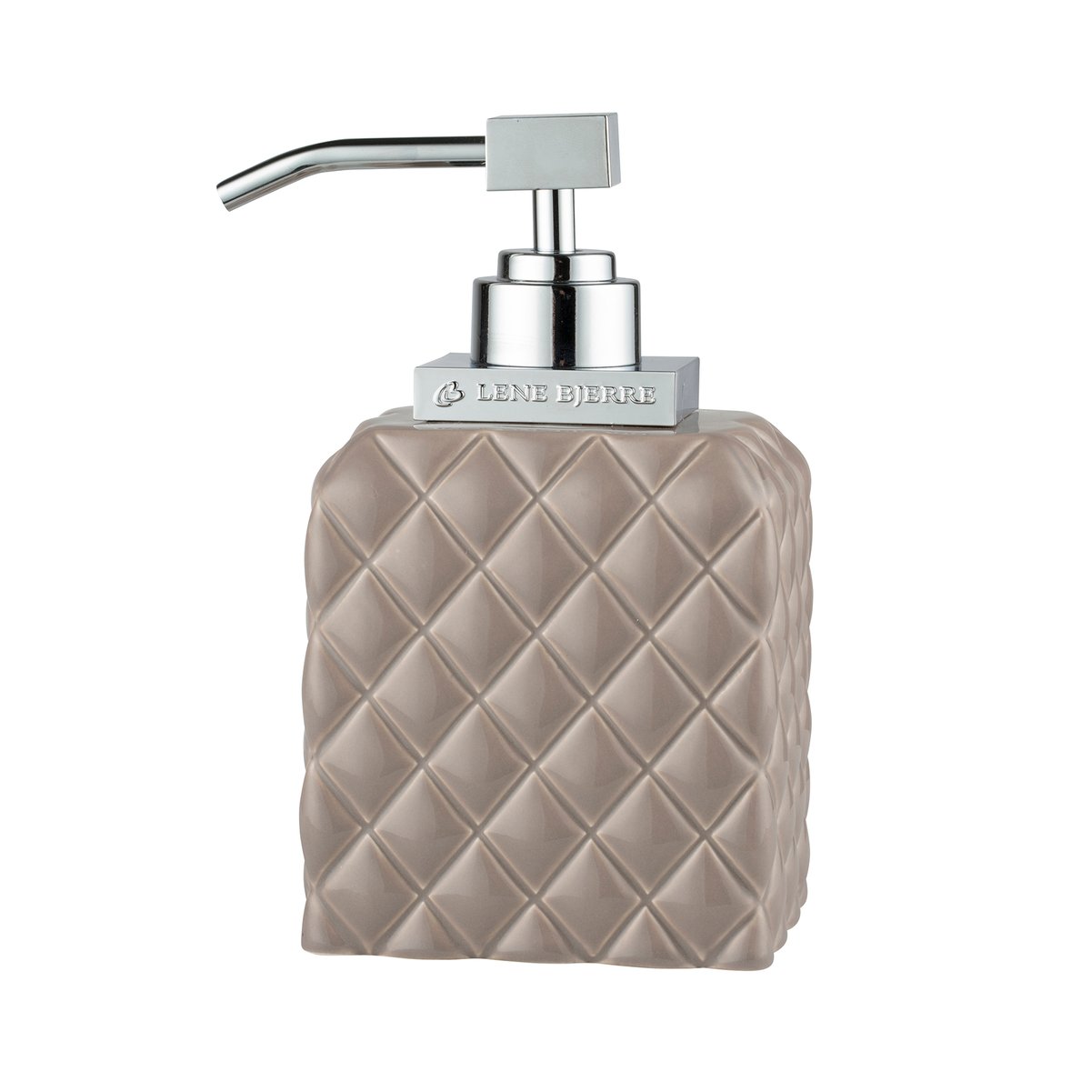 Lene Bjerre Portia soap dispenser brown-silver