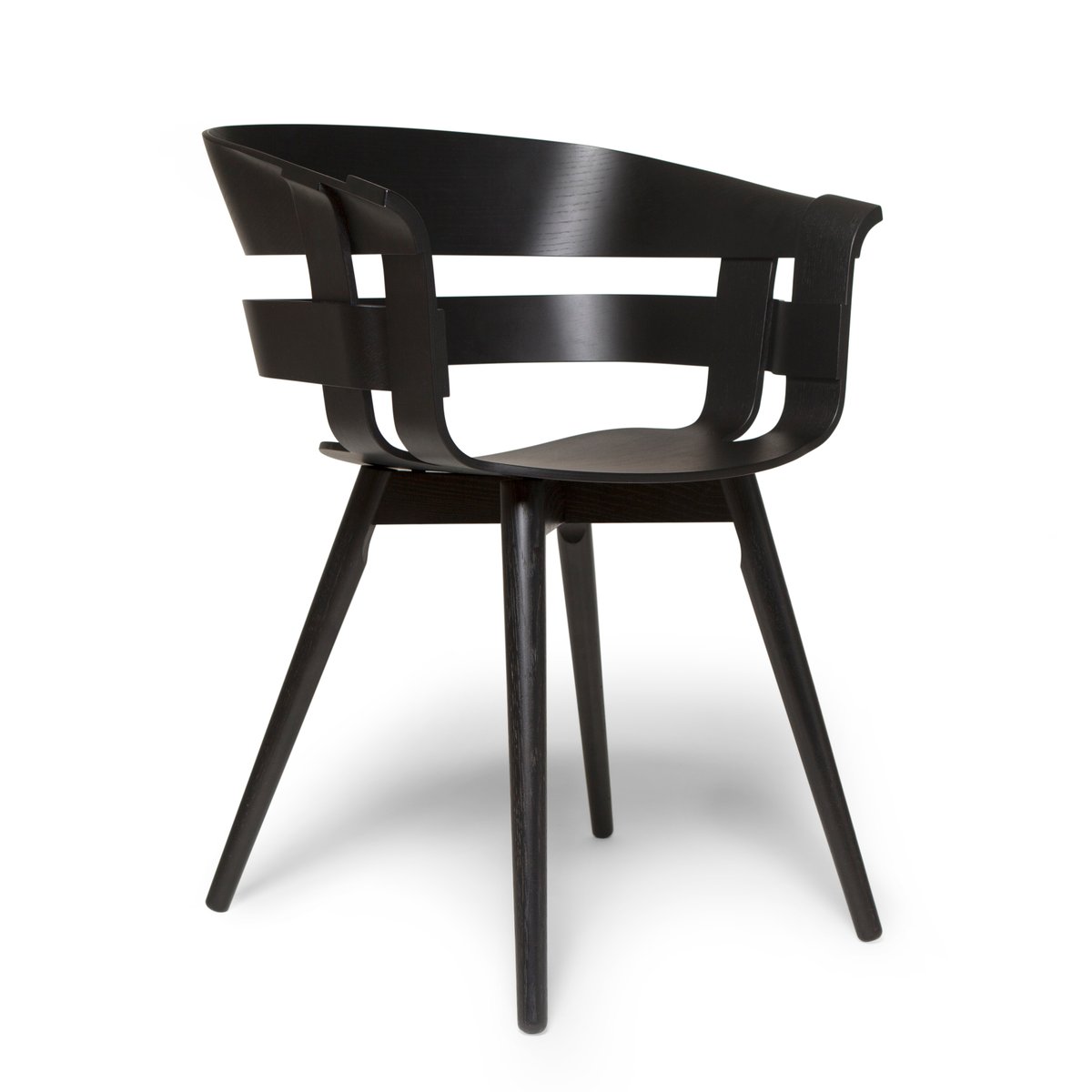 Design House Stockholm Wick Chair chair Black-black ash legs