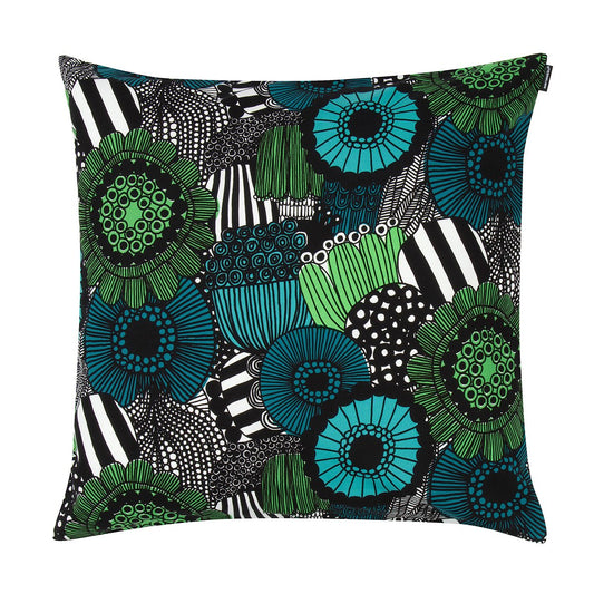 Marimekko Pieni Siirtolapuutarha kuddfodral 50x50 cm blå-grön (Finland 100 år)