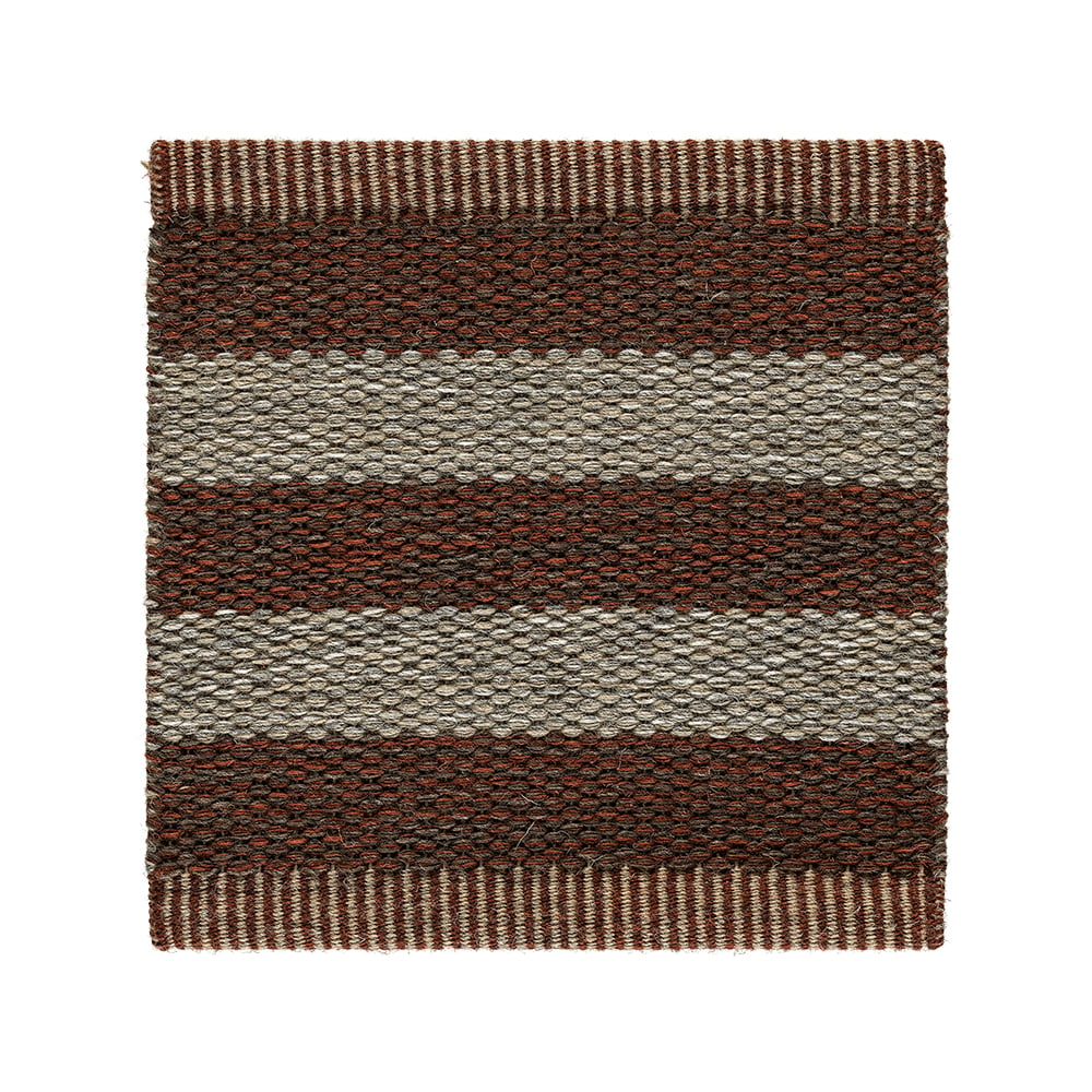 Kasthall Narrow Stripe Icon gångmatta Red clay 240x85 cm